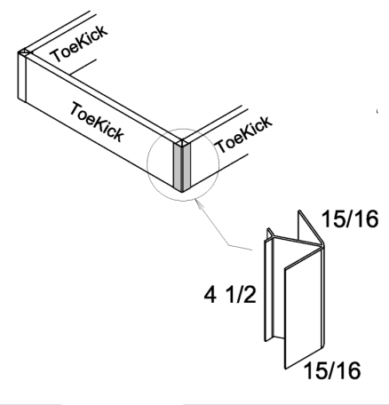 White Pine - CORNER-PVC