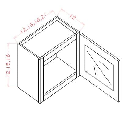 Shaker Unfinished - W2112GD