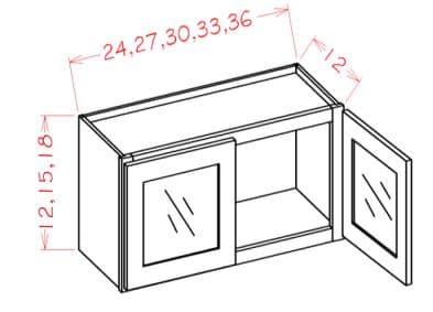 Shaker Unfinished - W2418GD
